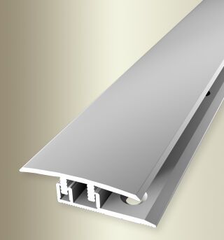 Überg-Pr 1000 mm SB Typ 578XL D-Clip® XL Alu eloxiert silber 3,5 - 6,5 mm zweiteilig
