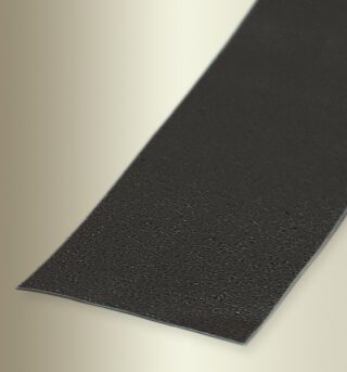Gleitsch.einl. m. Tex. 18300 mm 2513 /30 Vinyl mit Textur schwarz mit geprägter Textur, Easy Clean