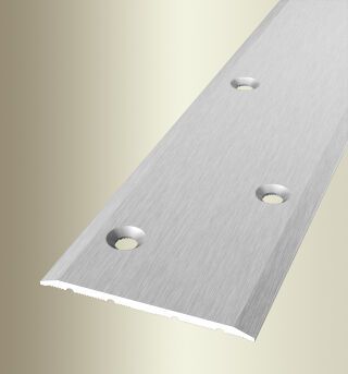 Übergangsprofil 1000 mm SBS Typ 446 Alu elox. silber f.g. 0 - 99 mm versetzt versenkt gebohrt