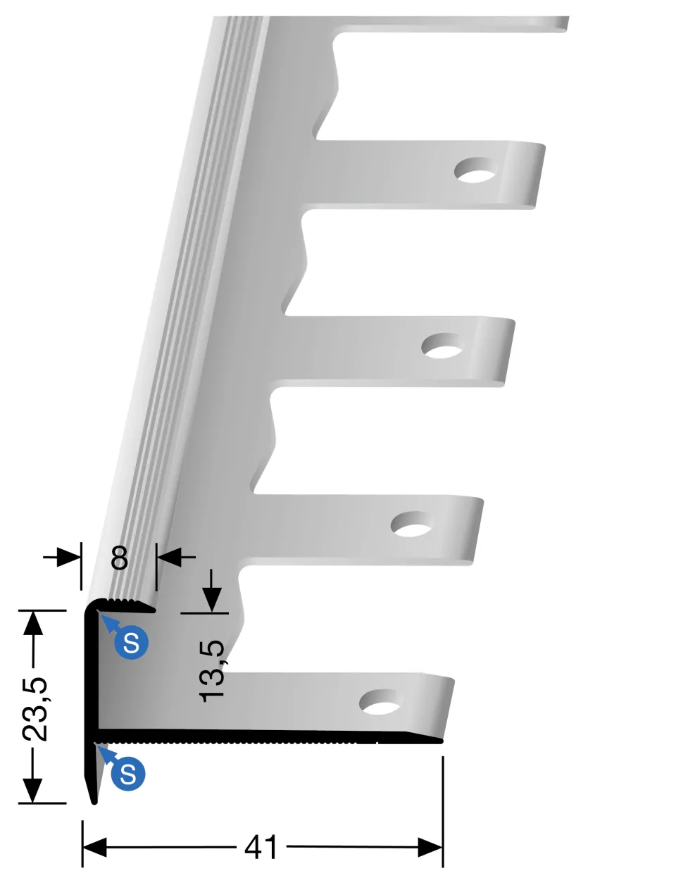 Küberit Treppenkantenprofile 812