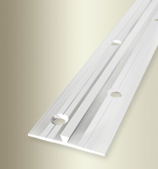 Einfassprofil 3000 mm SBS Typ 365 Alu pulv. weiß glänzend (RAL9016) 3 mm versetzt versenkt gebohrt