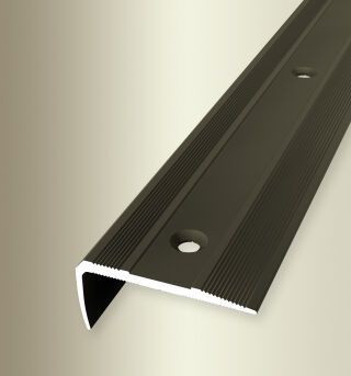 TK-Profil 1000 mm SBS Typ 711 »Reno-TK« Aluminium eloxiert bronze 0 - 14 mm versenkt gebohrt, für Gleitschutzeinl.