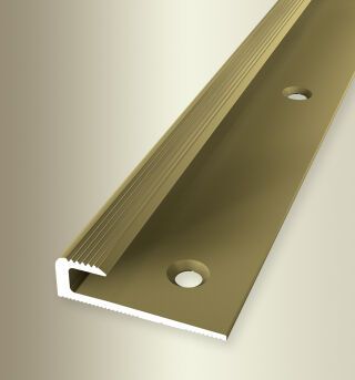 Einfassprofil 1000 mm SBS Typ 806 Aluminium eloxiert gold 5 mm versenkt gebohrt