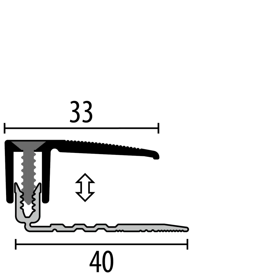 Küberit Abschlussprofile 387XXL Küberit Abschlussprofile 387XXL