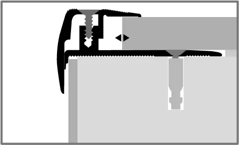 Küberit Treppenkantenprofile 320