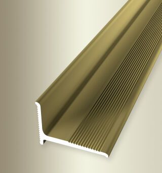 Abschlussprofil 2700 mm SBS Typ 369 SK Aluminium eloxiert gold mm selbstklebend