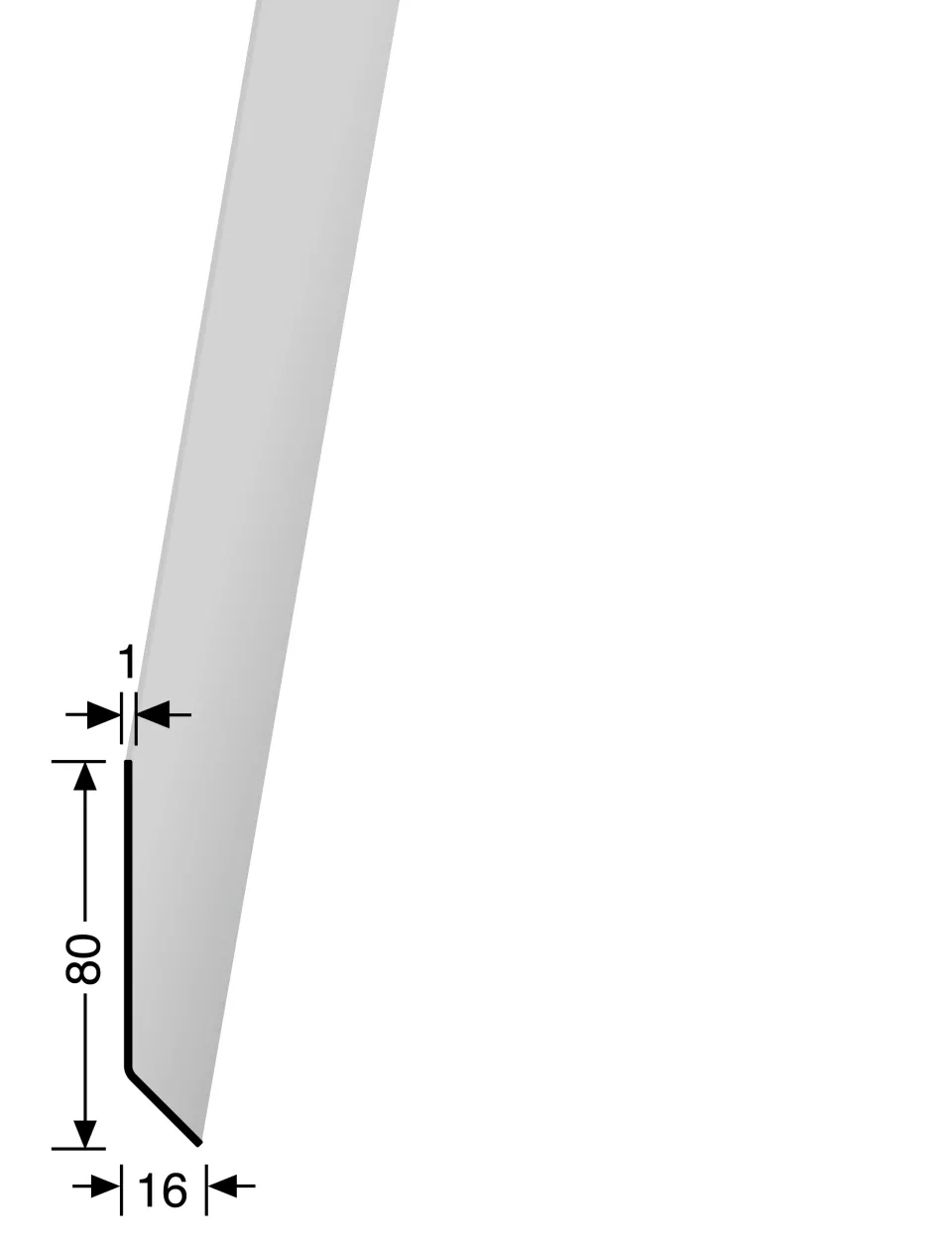 Küberit Sockelleisten 916