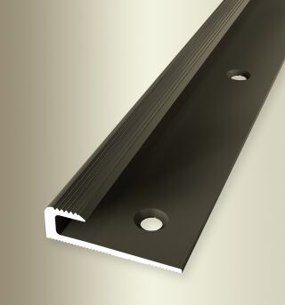 Einfassprofil 1000 mm SBS Typ 806 Aluminium eloxiert bronze 5 mm versenkt gebohrt