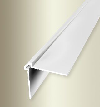 Außenecke 2700 mm SBS Typ 155 U Alu pulv. weiß glänzend (RAL9016) 2 mm ungebohrt, mit Schutzfolie