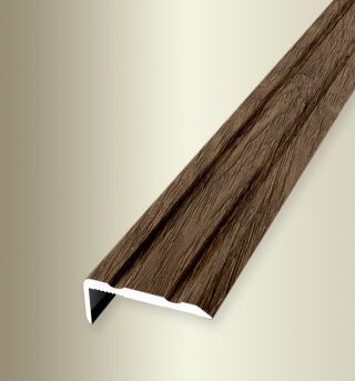 Winkelprofil 900 mm SBS Typ 236 H/SK Aluminium Holzdekor Tigua 0 - 7 mm selbstklebend, einfach biegbar