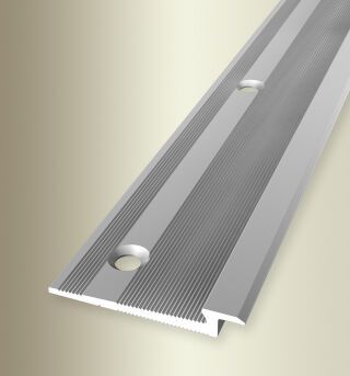 Einfassprofil 3000 mm SBS Typ 346 Aluminium eloxiert silber 4,5 mm versenkt gebohrt