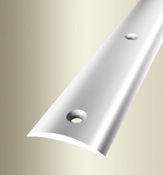 Übergangsprofil 1000 mm SBS Typ 460 Aluminium poliert 0 - 99 mm mittig versenkt gebohrt