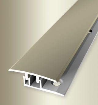 Überg.-Pr. 1000 mm Typ 678 D-Clip® Plus Aluminium eloxiert sand 5,3 - 8,5 mm zweiteilig