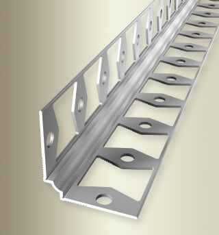 Innenecke 2700 mm SBS Typ 160 G Aluminium eloxiert silber 2 mm geschlossen gestanzt, mit Schutzfolie