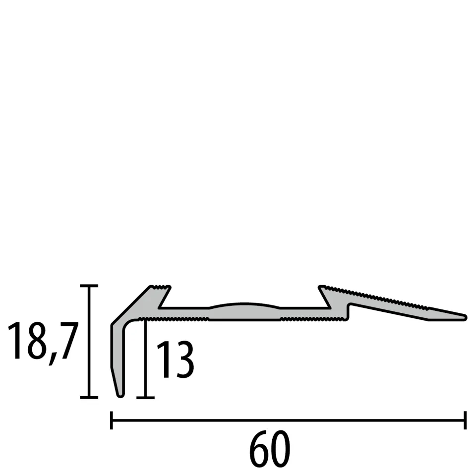 Küberit Treppenkantenprofile 700