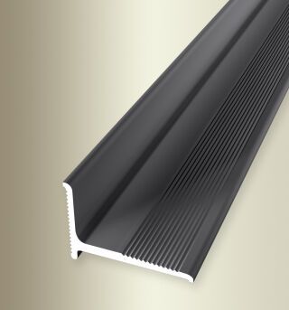 Abschlussprofil 2700 mm SBS Typ 369 SK Alu pulv. anthr. grau matt (RAL7016) mm selbstklebend