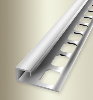 Quadratprofil 2500 mm Typ CT125 G Edelstahl glanz 12,5 mm geschlossen gestanzt