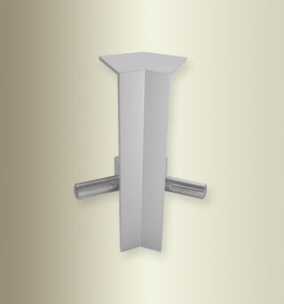 Sockell. 135° Innenecke mm 935 | 936 IE Aluminium eloxiert silber 60 mm 135°