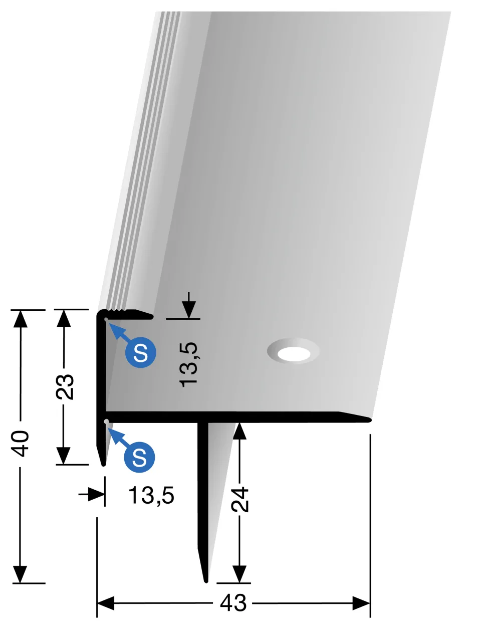 Küberit Treppenkantenprofile 207