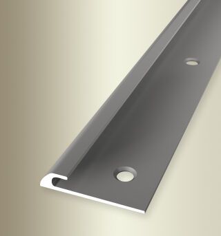 Einfassprofil 1000 mm SBS Typ 361/3 Aluminium eloxiert edelstahloptik 3 mm versenkt gebohrt