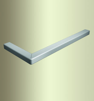 Wi.-Pr. Fertigwinkel 1000 mm 279 U/FW-L Aluminium eloxiert silber 0 - 4,5 mm runde Ecken 90°