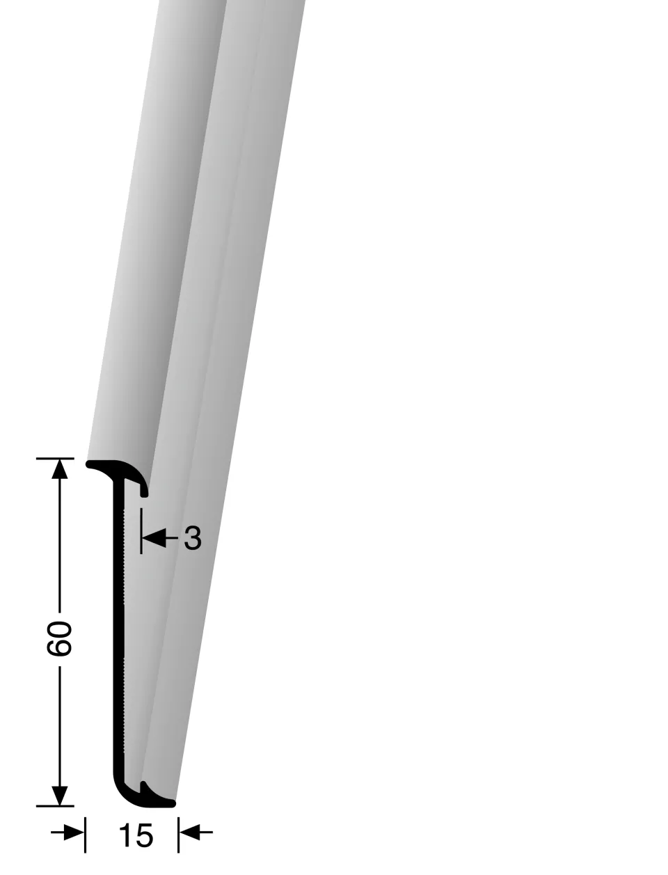 Küberit Sockelleisten 945