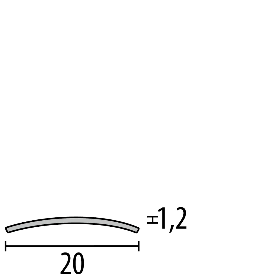 Küberit Wölbschienen 450