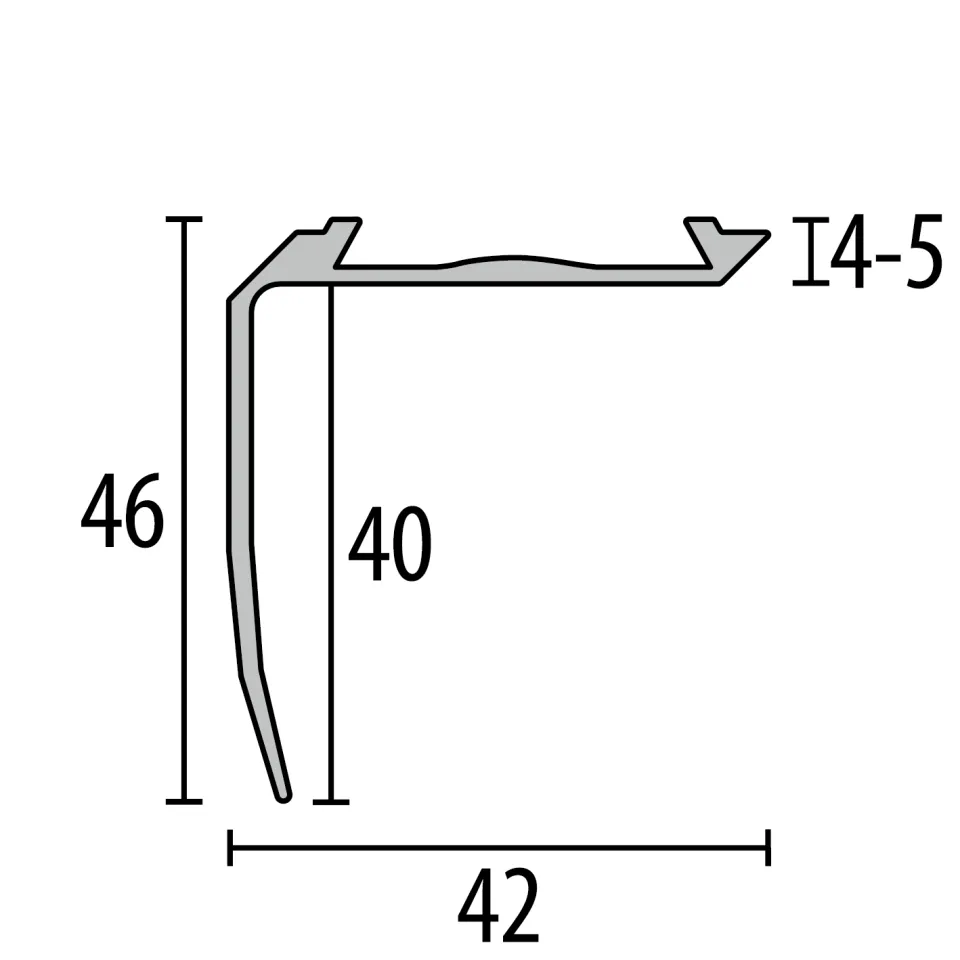 Küberit Treppenkantenprofile 709