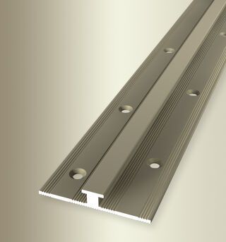 Einfassprofil 2700 mm SBS Typ 366 Aluminium eloxiert sand 4 mm versetzt versenkt gebohrt