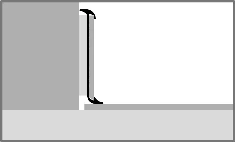 Küberit Sockelleisten 945