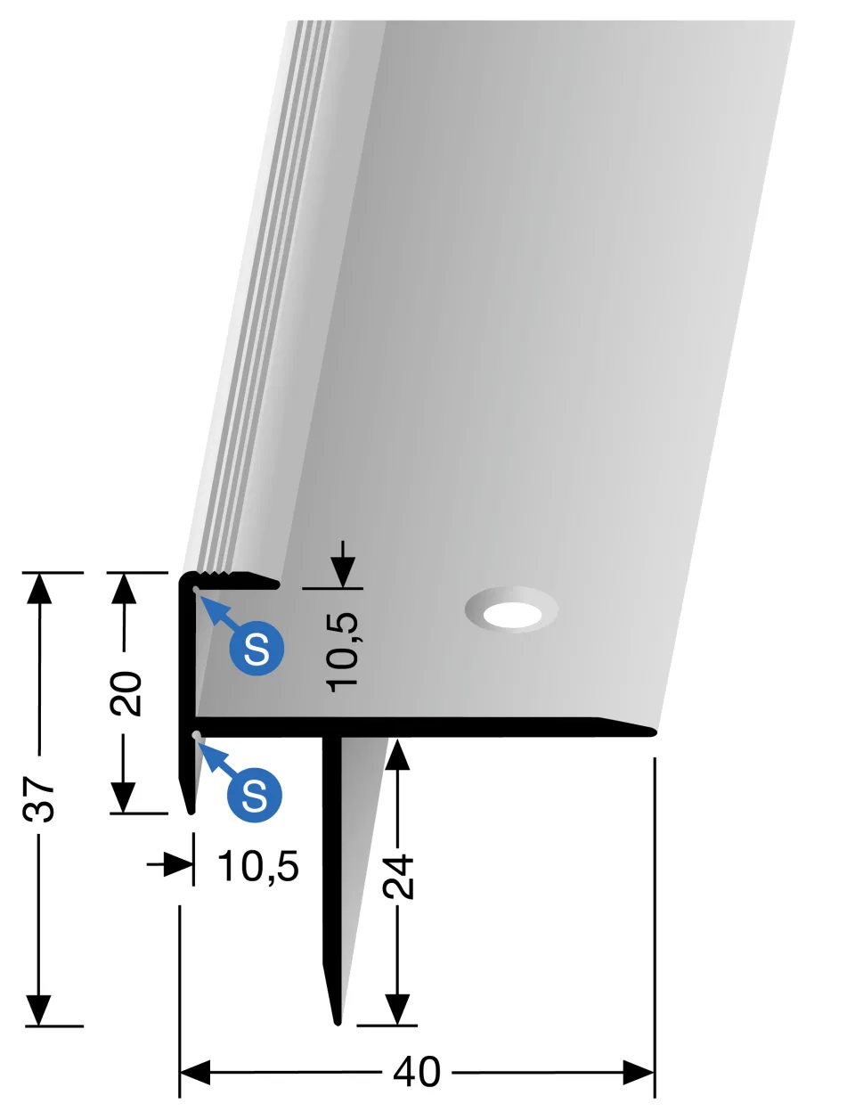 Küberit Treppenkantenprofile 208