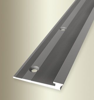 Einfassprofil 2700 mm SBS Typ 367 Aluminium eloxiert edelstahloptik 2,5 mm versenkt gebohrt