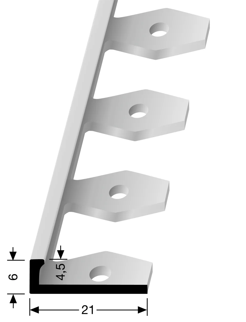 Küberit Abschlussprofile 302