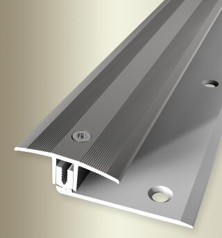 Überg-Pr 1000 mm SB Typ 888 PPS®-Ch flex Alu eloxiert edelstahloptik 7 - 17 mm versenkt gebohrt, schwenkbar