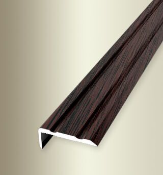 Winkelprofil 900 mm SBS Typ 236 H/SK Aluminium Holzdekor Wenge 0 - 7 mm selbstklebend, einfach biegbar