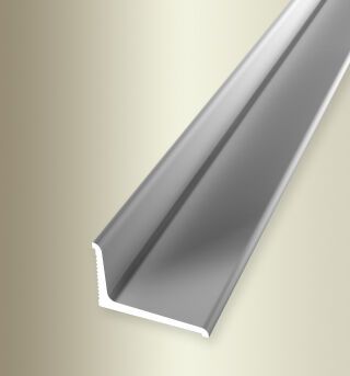 Abschlussprofil 2700 mm SBS Typ 369N/SK Aluminium eloxiert silber mm selbstklebend, drehbar