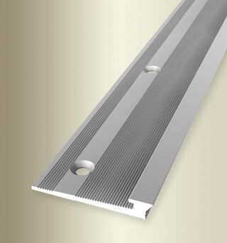 Einfassprofil 2700 mm SBS Typ 367 Aluminium eloxiert silber 2,5 mm versenkt gebohrt