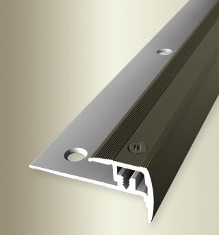 TK-Pr. 1000 mm SB Typ 325 E-Step® Star Aluminium eloxiert bronze 4 - 9 mm versenkt gebohrt, zweiteilig