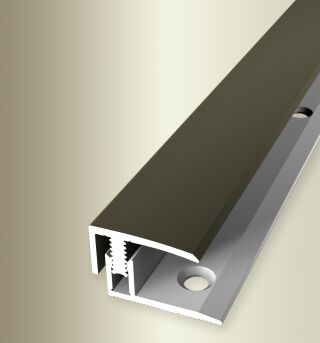 Absch.-Pr. 1000 mm SB Typ 557 Mono-Clip Aluminium eloxiert bronze 7 - 12 mm zweiteilig