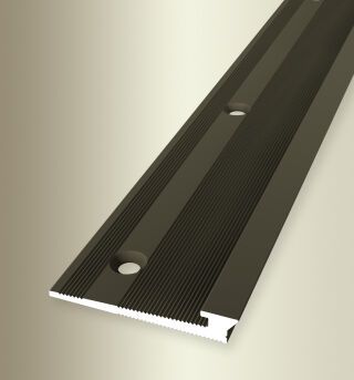 Einfassprofil 2700 mm SBS Typ 367 Aluminium eloxiert bronze 2,5 mm versenkt gebohrt