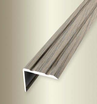 Winkelprofil 1000 mm SBS Typ 235 H/SK Alu Holzdekor Eiche beige grau 0 - 17 mm selbstklebend, einfach biegbar