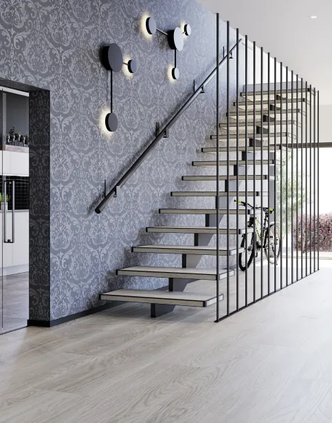 Treppenkantenprofil für offene Treppen