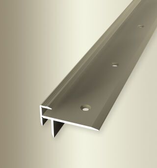Treppenkantenprofil 2500 mm SBS Typ 830 Aluminium eloxiert sand 5 mm versenkt gebohrt