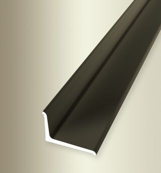 Abschlussprofil 2700 mm SBS Typ 369N/SK Aluminium eloxiert bronze mm selbstklebend, drehbar