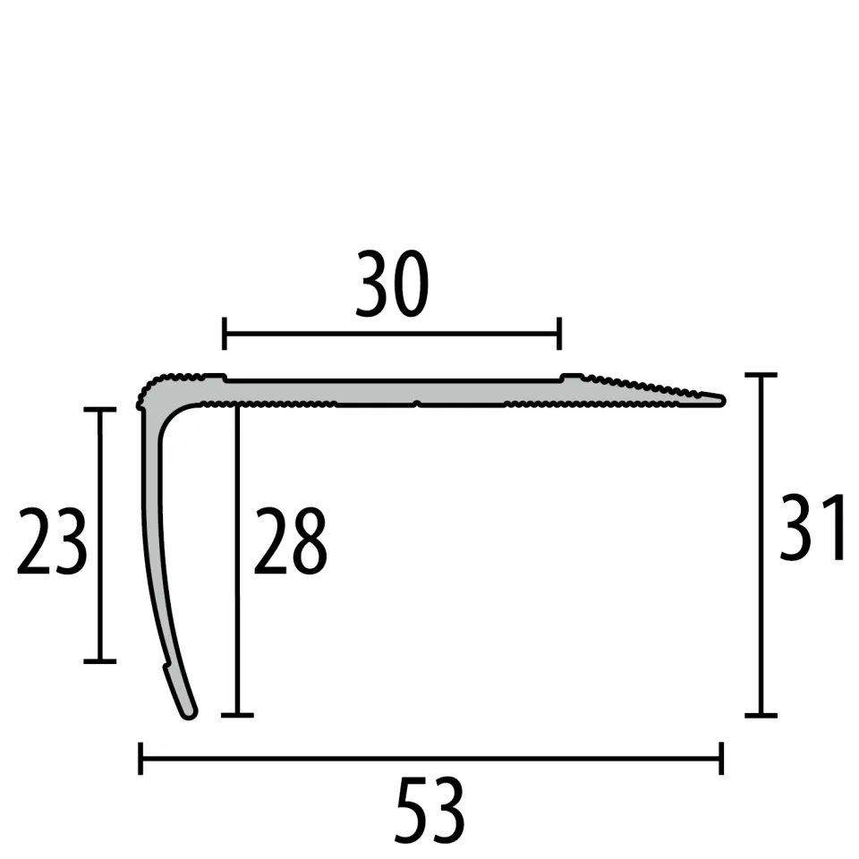 Küberit Treppenkantenprofile 713
