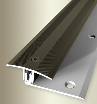 Überg-Pr 1000 mm SB Typ 888 PPS®-Ch flex Aluminium eloxiert bronze 7 - 17 mm versenkt gebohrt, schwenkbar