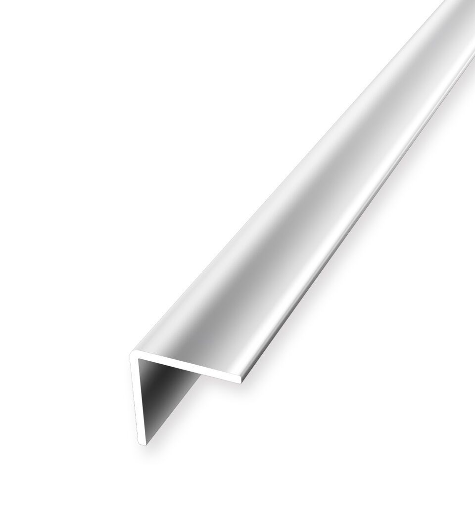 Winkelprofil 2500 mm SBS Typ 277 U Aluminium poliert 16 mm ungebohrt, einfach biegbar