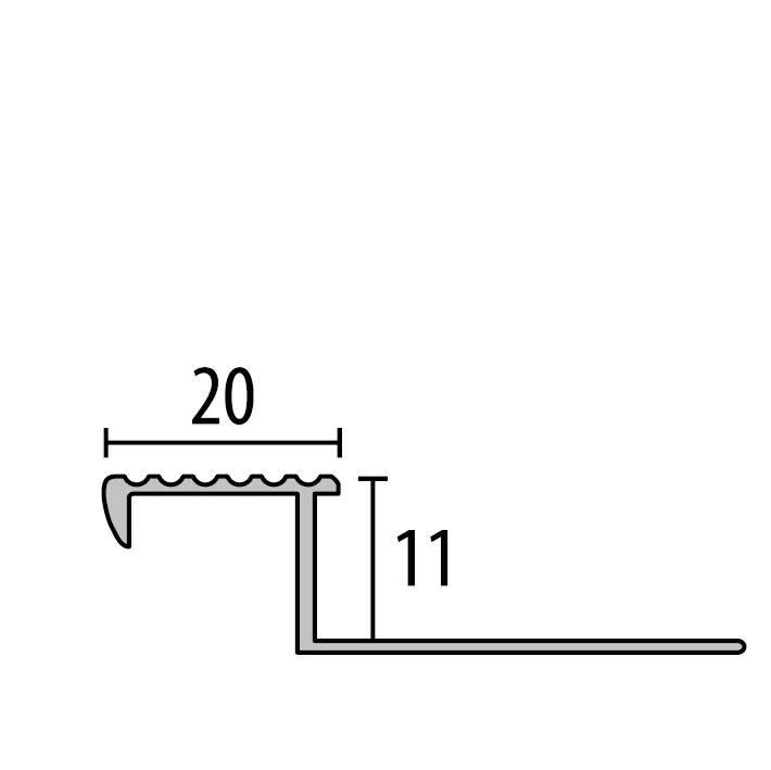 Küberit Treppenkantenprofile TR110