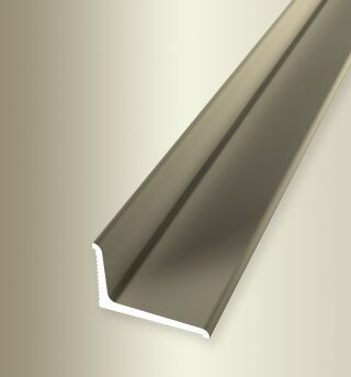Abschlussprofil 2700 mm SBS Typ 369N/SK Aluminium eloxiert sand mm selbstklebend, drehbar
