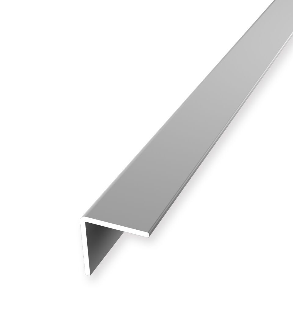 Winkelprofil 2500 mm SBS Typ 277 U Aluminium eloxiert silber 16 mm ungebohrt, einfach biegbar